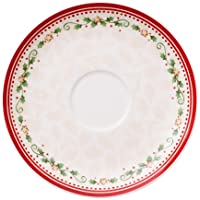 Villeroy &amp- Boch 14-8612-1250 Platillo de Desayuno Winter Bakery Delight- para Navidad- 18 cm- Porcelana- Multicolor